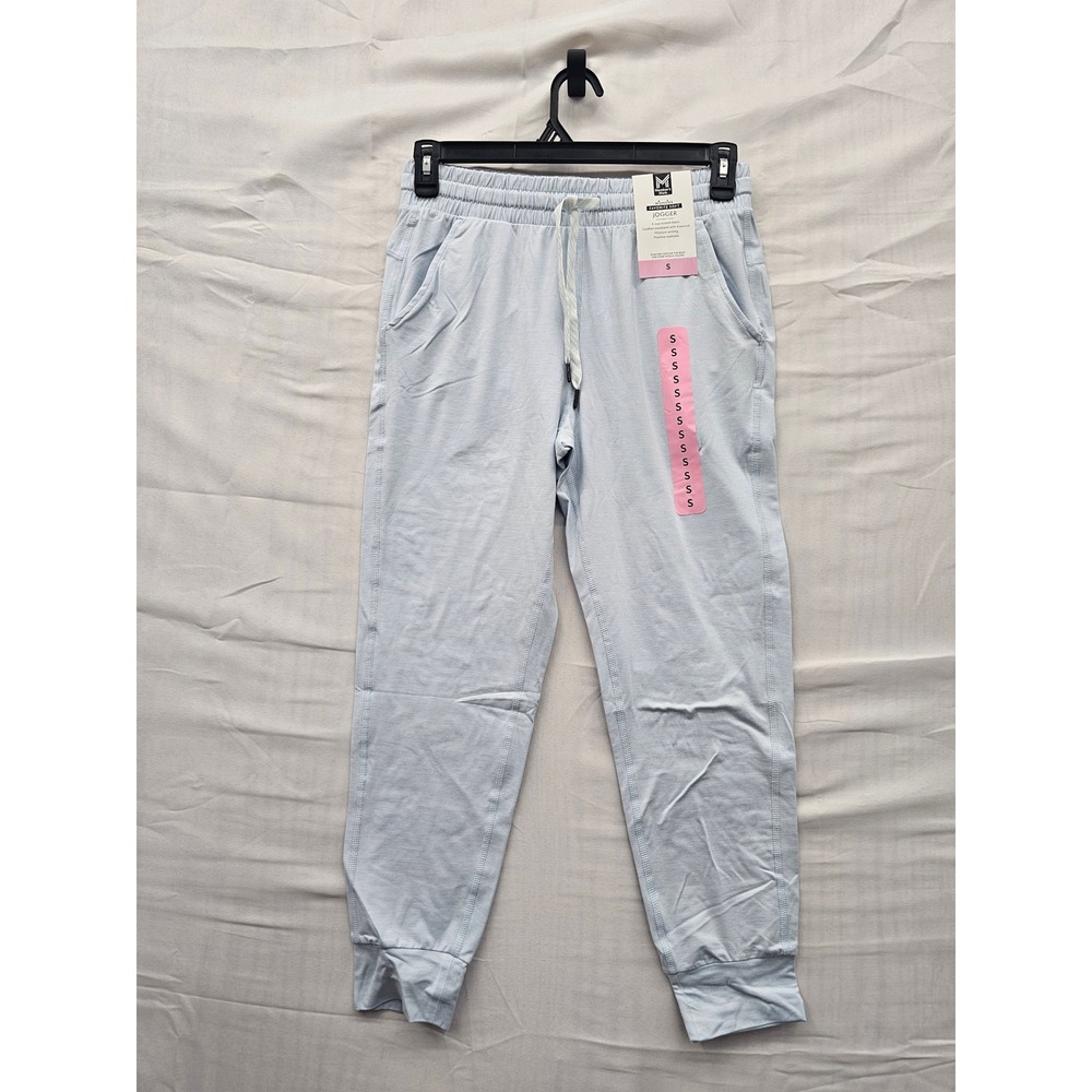 Member's Mark Womens Joggers Blue Poly Blend Athletic Size Small‎